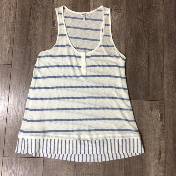 Splendid striped razor back tank top Small - Picture 3 of 8